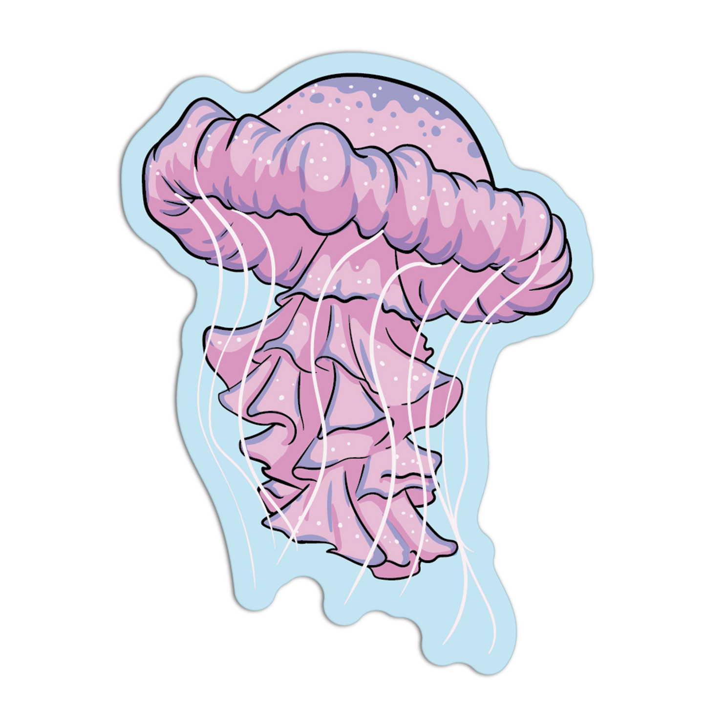 Squishy Jellyfish Sea Creatures Stickers