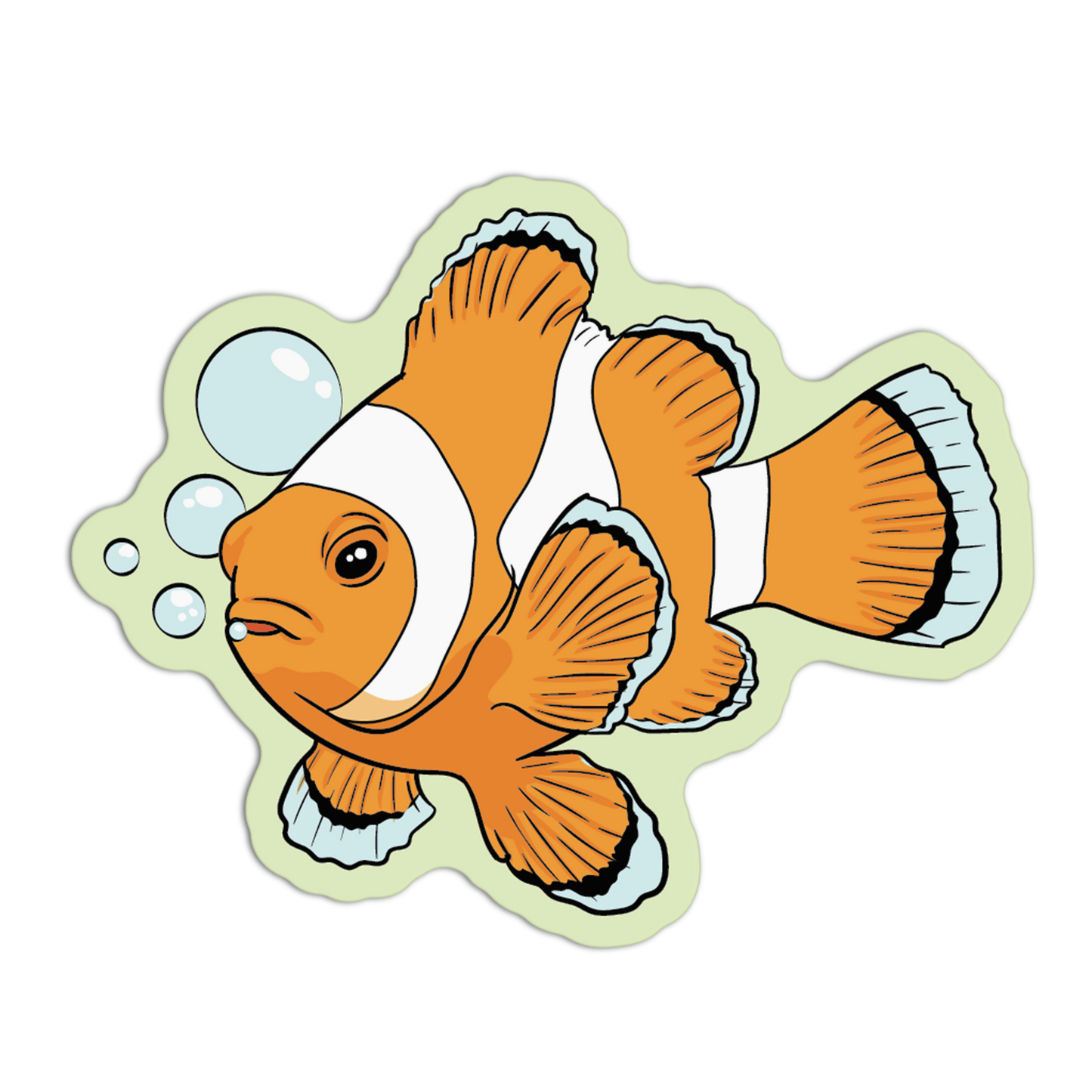 Nemo Clownfish Sea Creatures Stickers