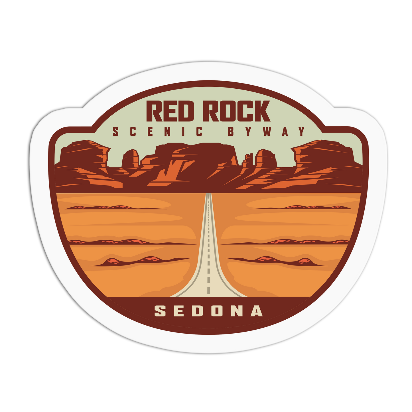 Red Rock Scenic Byway Sedona Travel Series Stickers