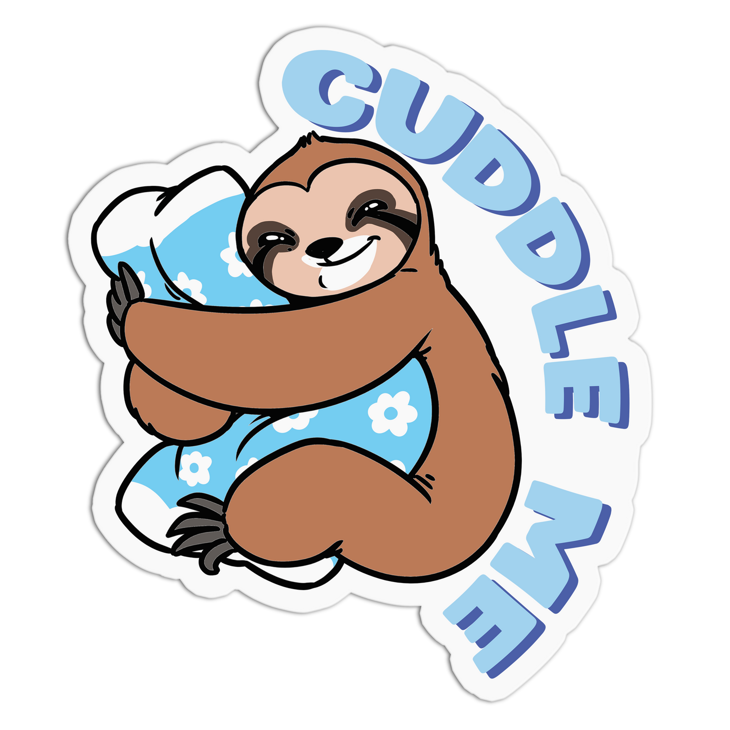 Comfort & Love Sloth Sticker