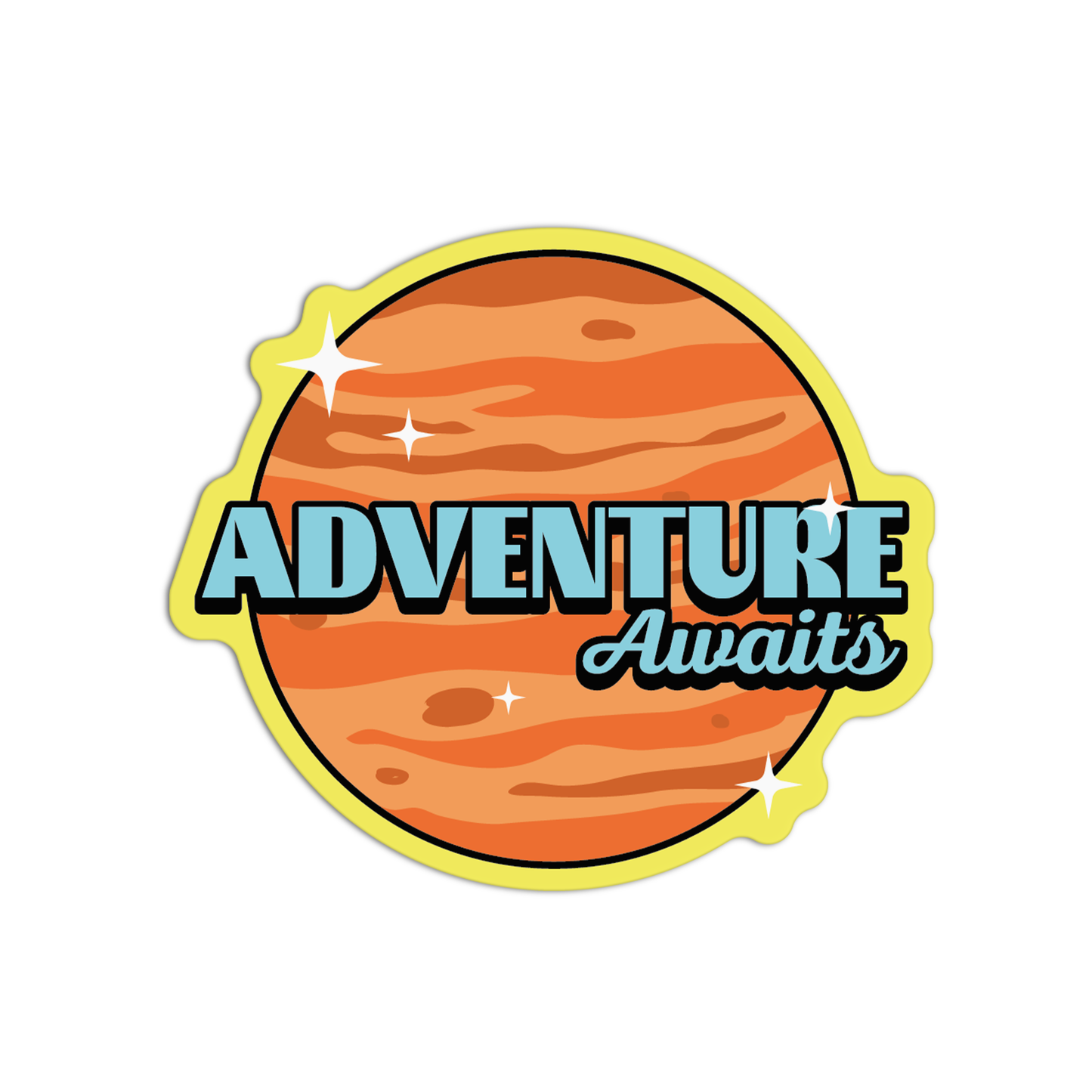 Gas Giant Horizon Space Stuff Stickers