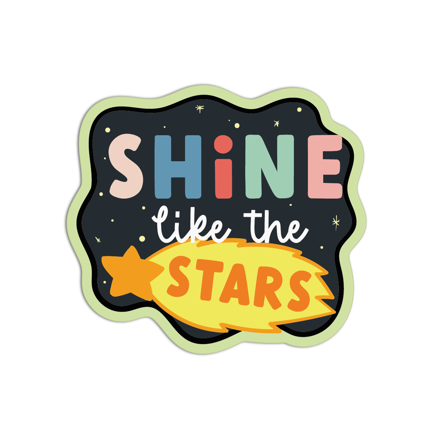 Shooting Star Space Stuff Stickers