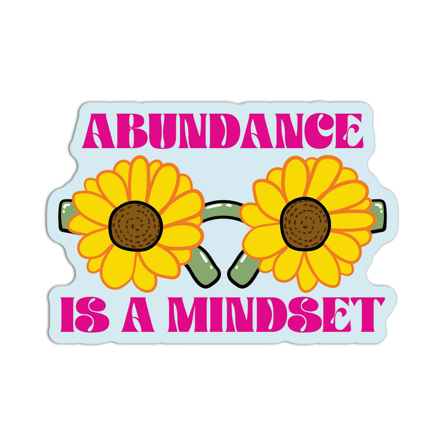 Abundance Specs Sunflower Stickers