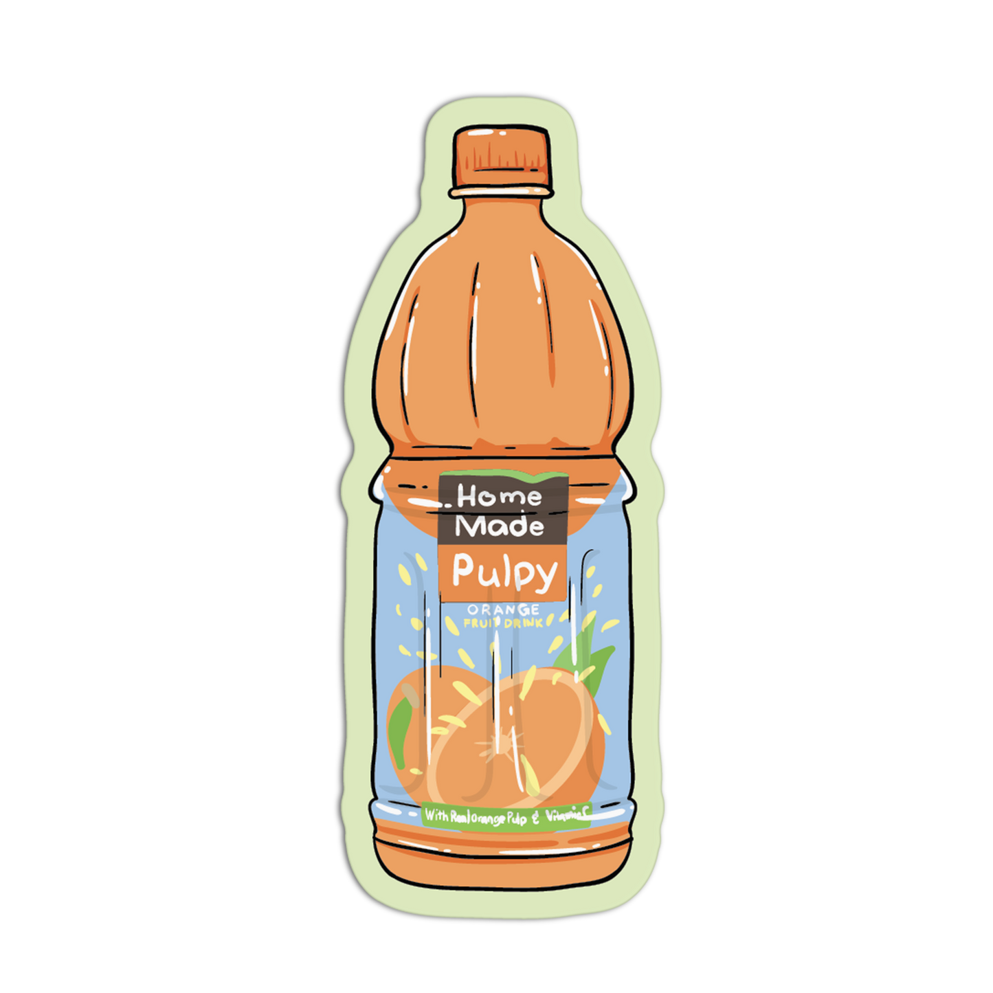 Pulpy Juice Supermarket Stickers