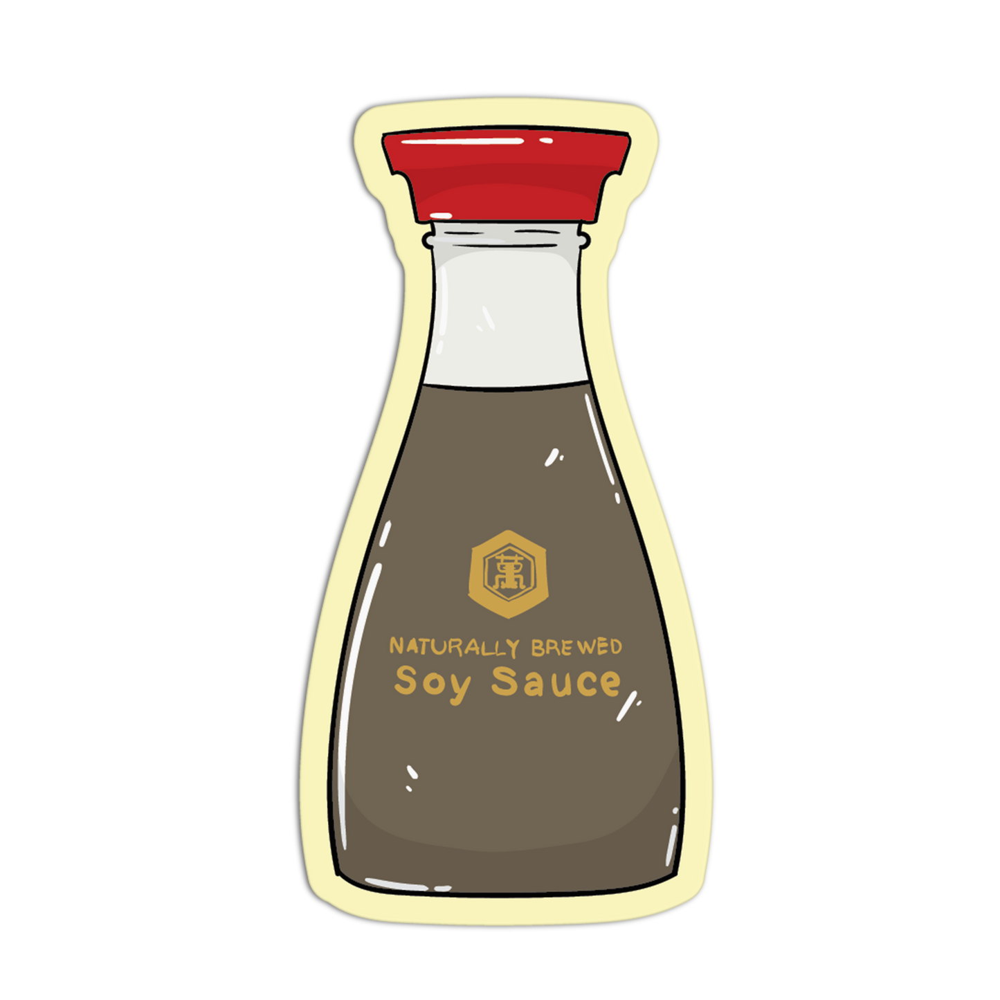 Dark Soy Sauce Supermarket Stickers