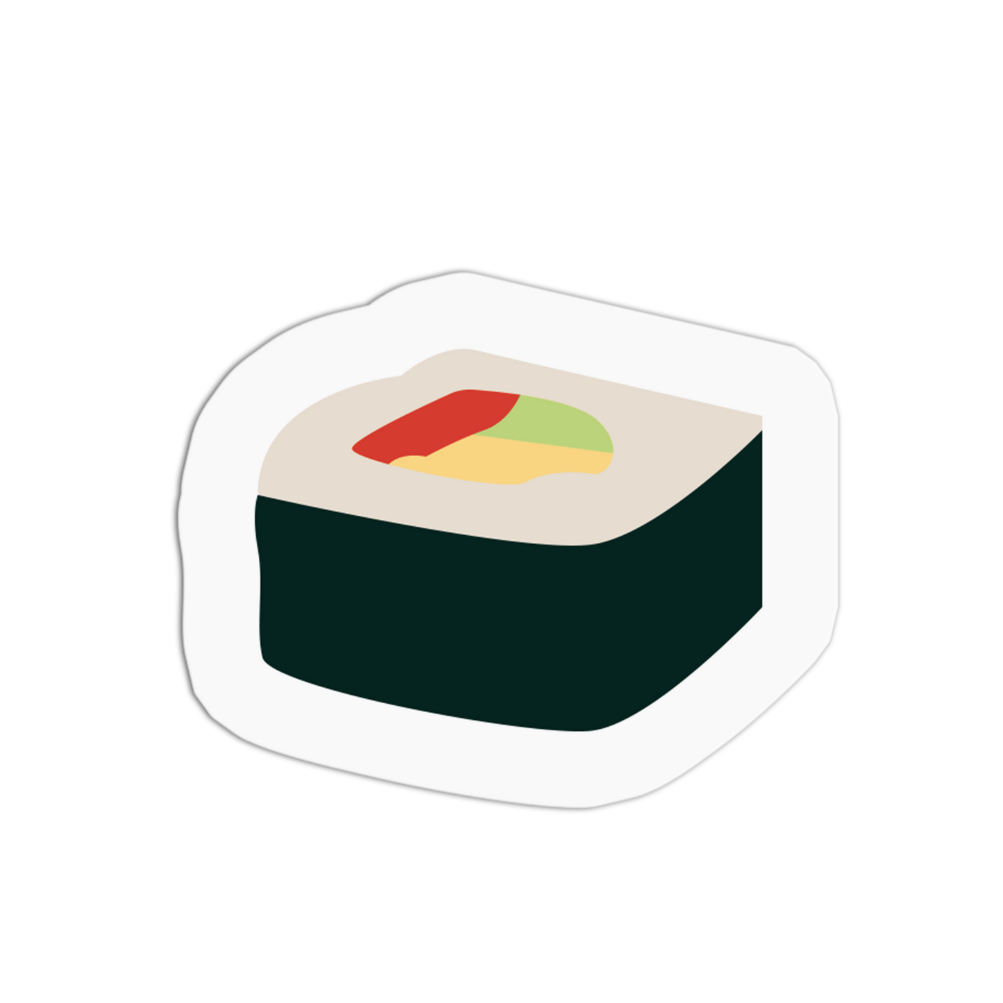 Maki Roll Sushi Sticker