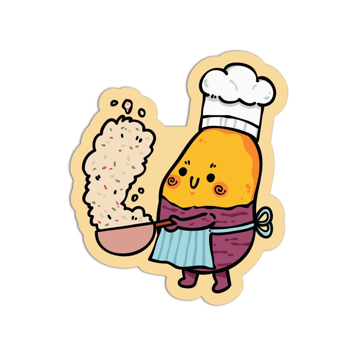 Cooking Chef - Sweet Potato Sticker