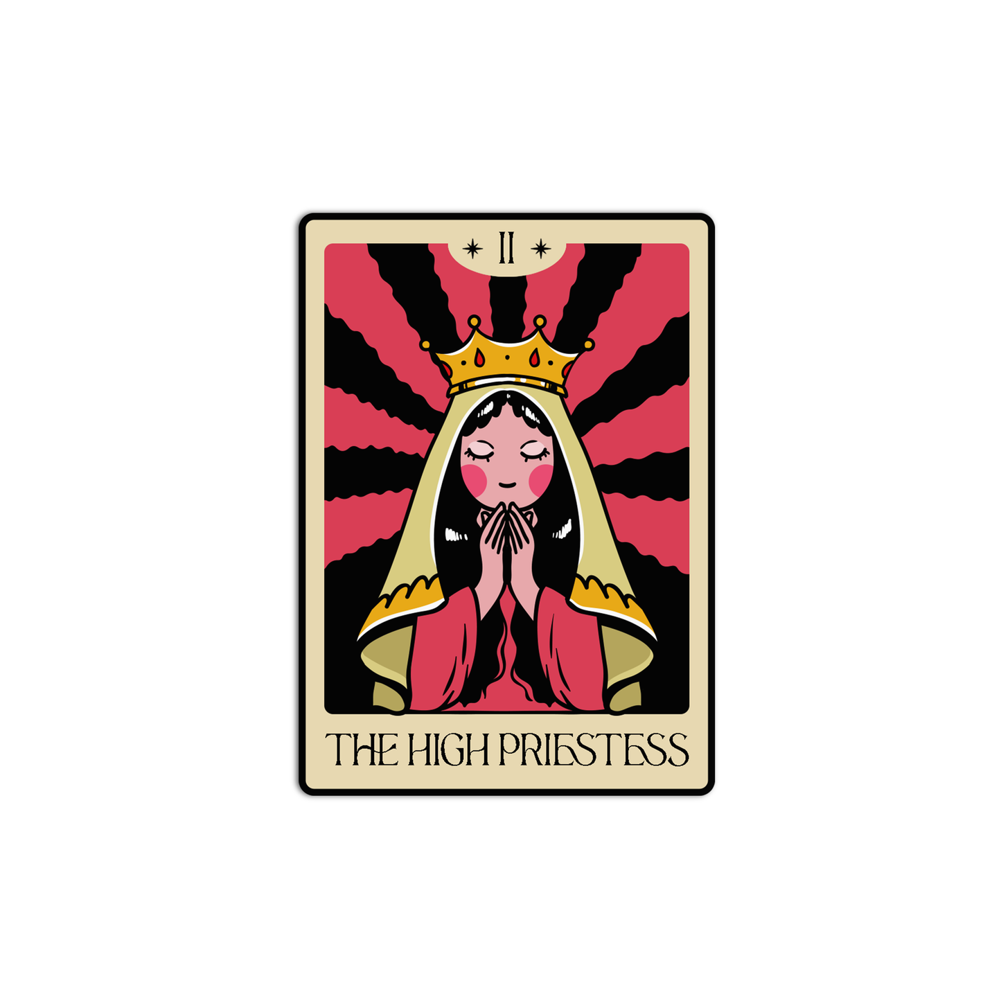 The High Priestess Tarot Sticker