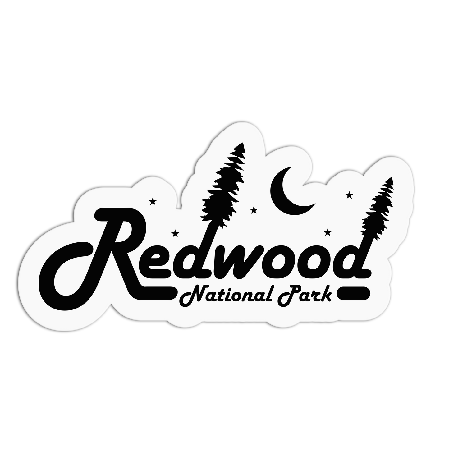 Redwood National Park Travel Series_Redwood Sticker