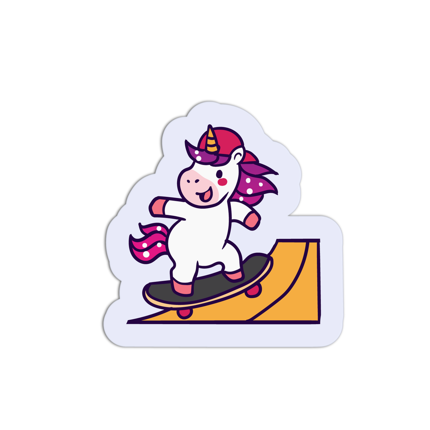 Star Catcher Dreams Unicorn Sticker