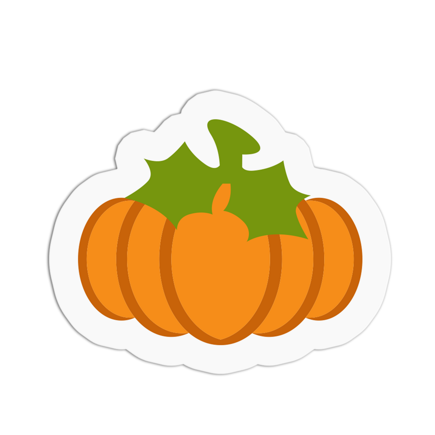 Plump Pumpkin Vegetable Stickers