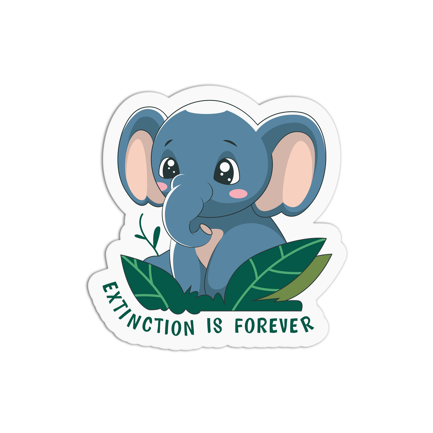 Extinction is Forever Wildlife Series Sticker