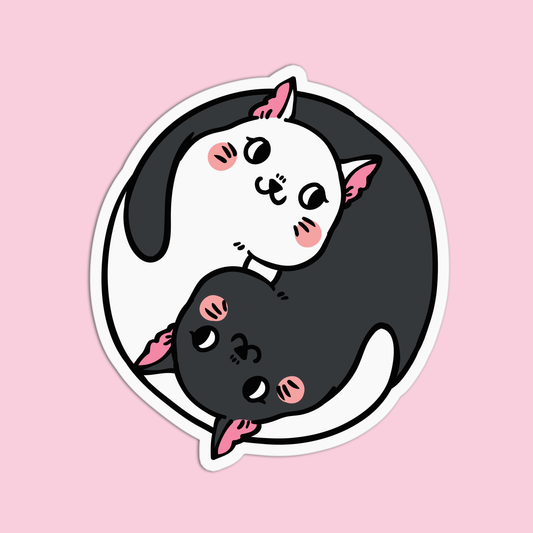 Cats Yoga Stickers