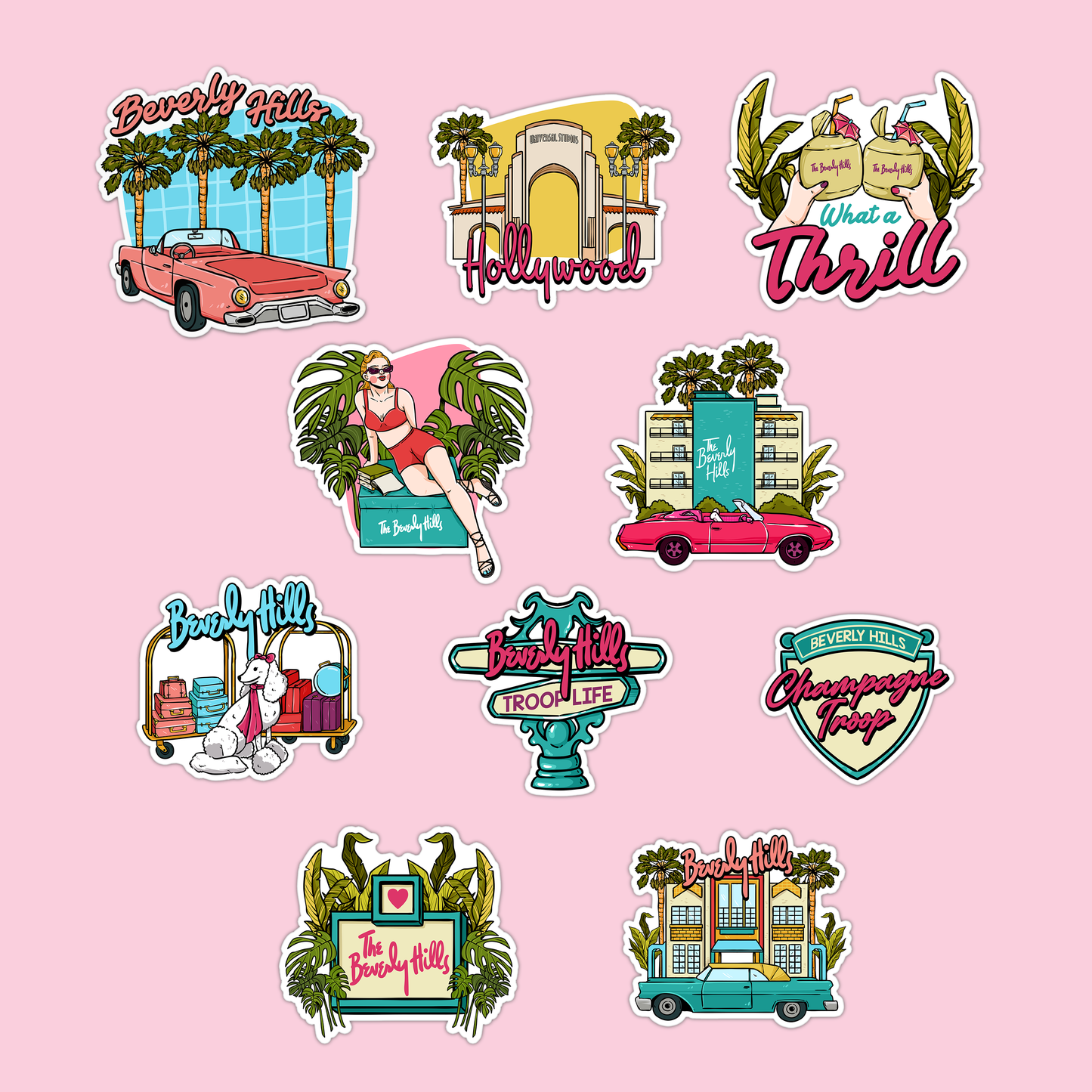 Beverly Hills Sticker Pack