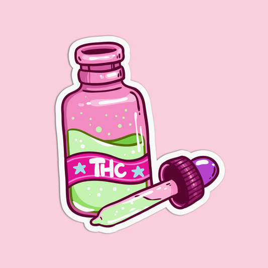 THC drops Sticker