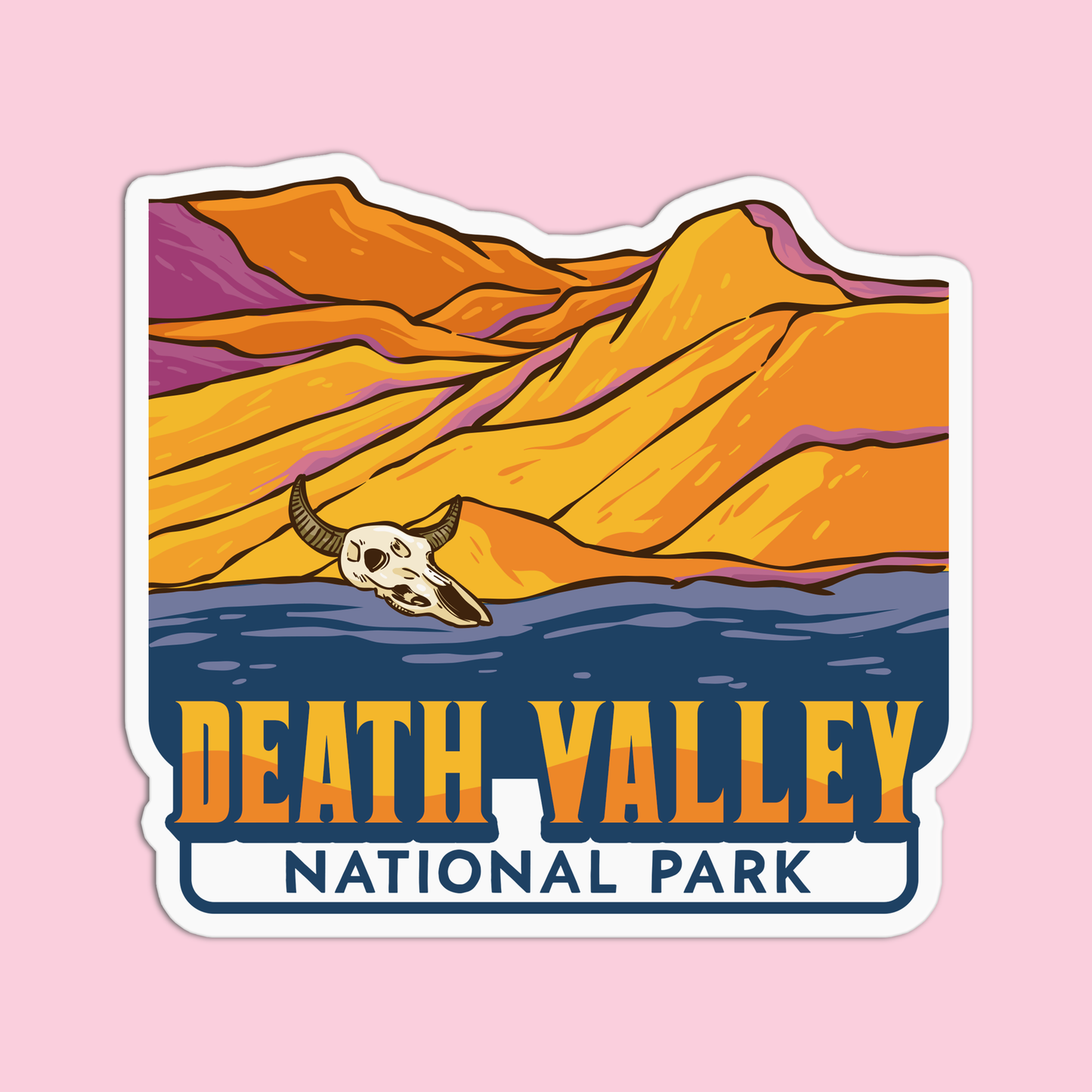 Death Valley National Park California Sticker