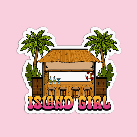 Island Girl Guam Sticker