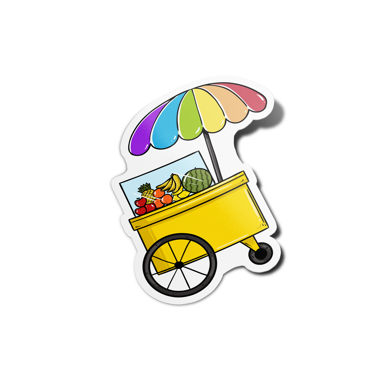 Fruit cart Mexican Sticker