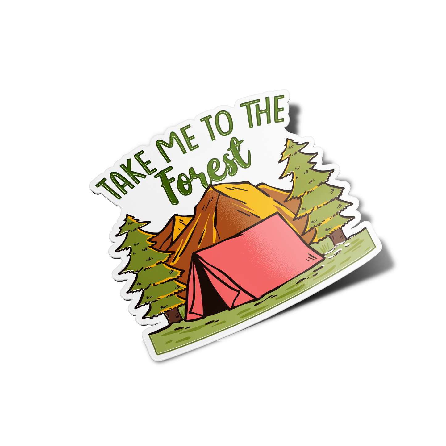 Take Me to the Forest Nature Sticker