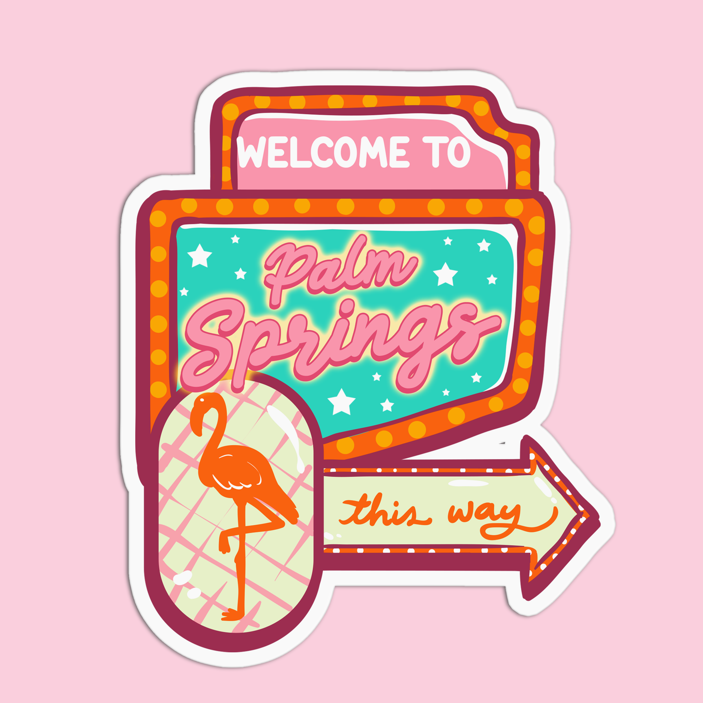 Palm Springs Sticker