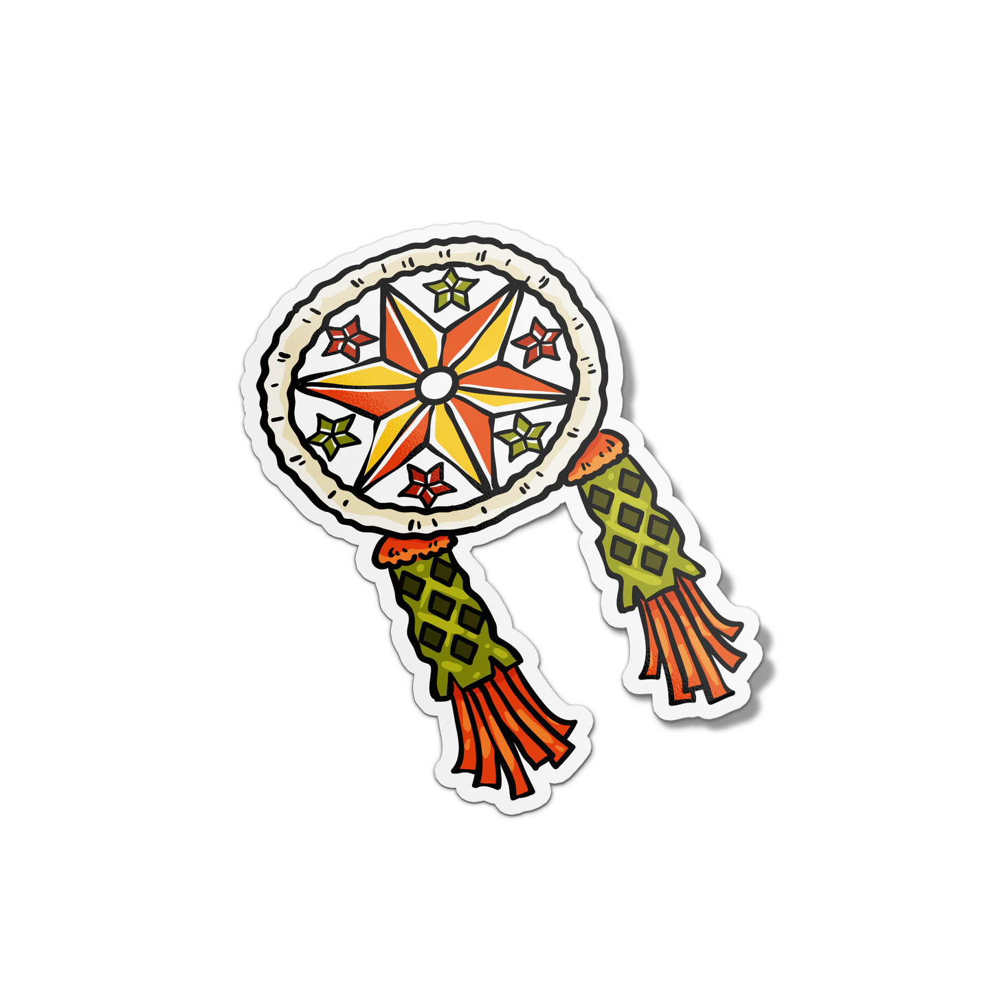 Yellow and Orange Parol Sticker
