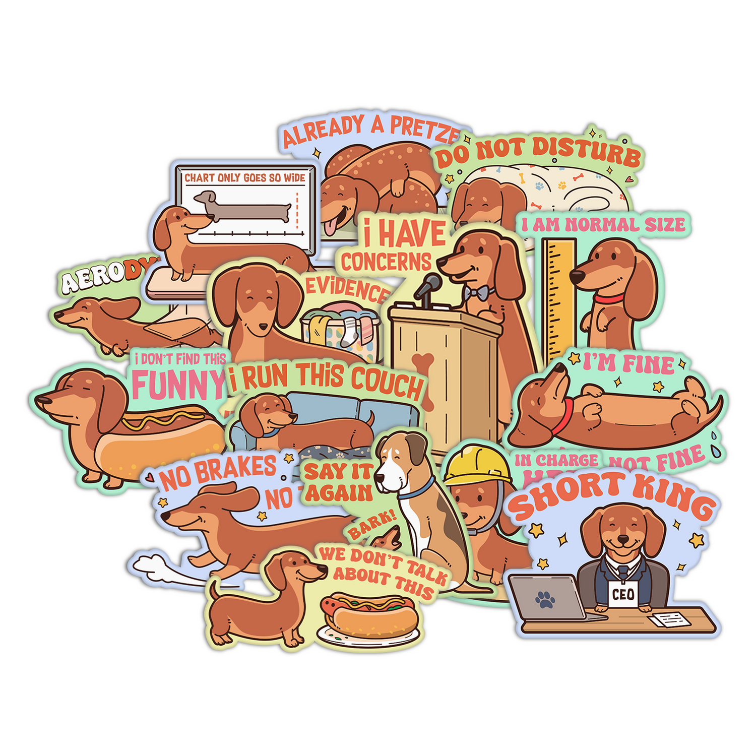 Dachshund Stickers