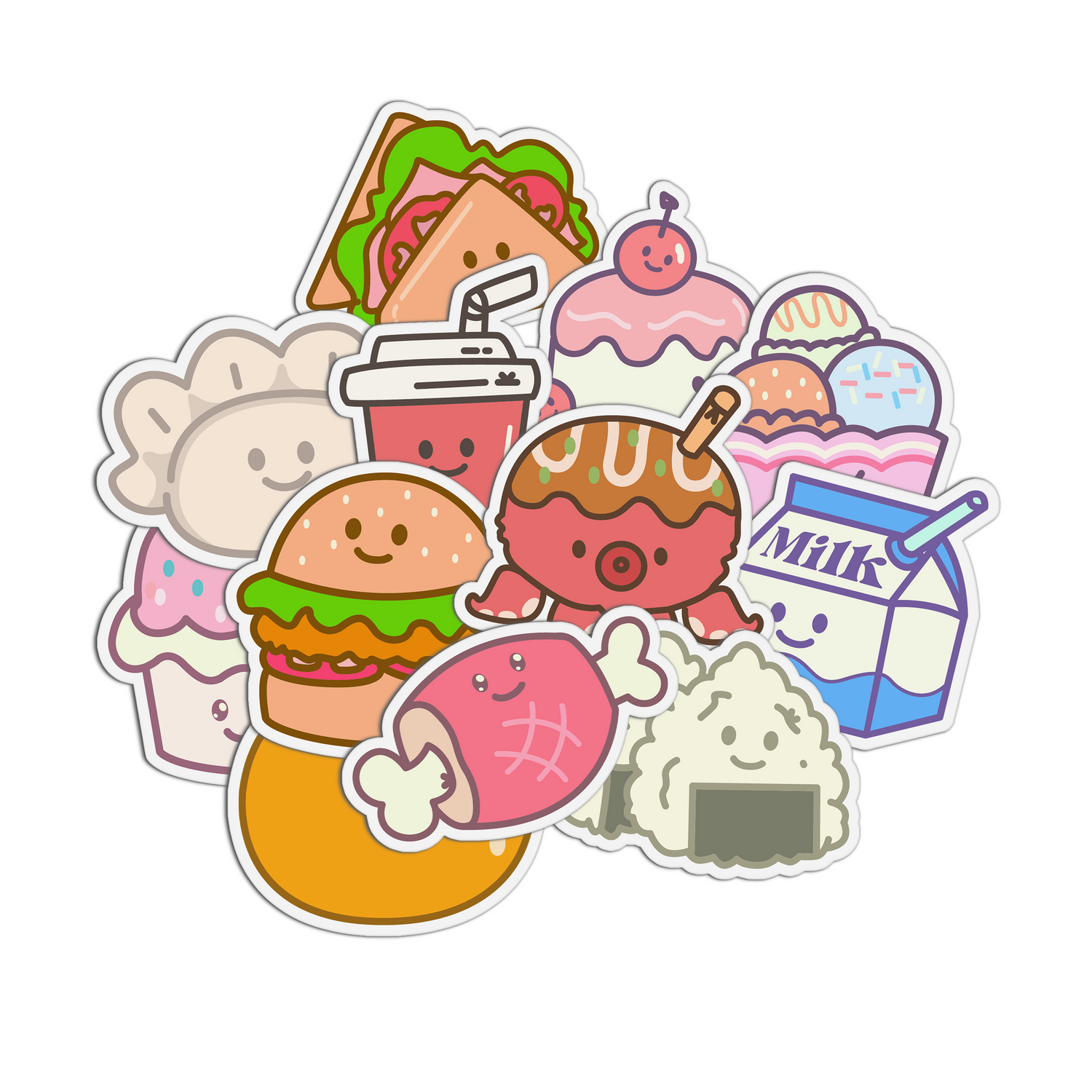 Food Friends Stickers