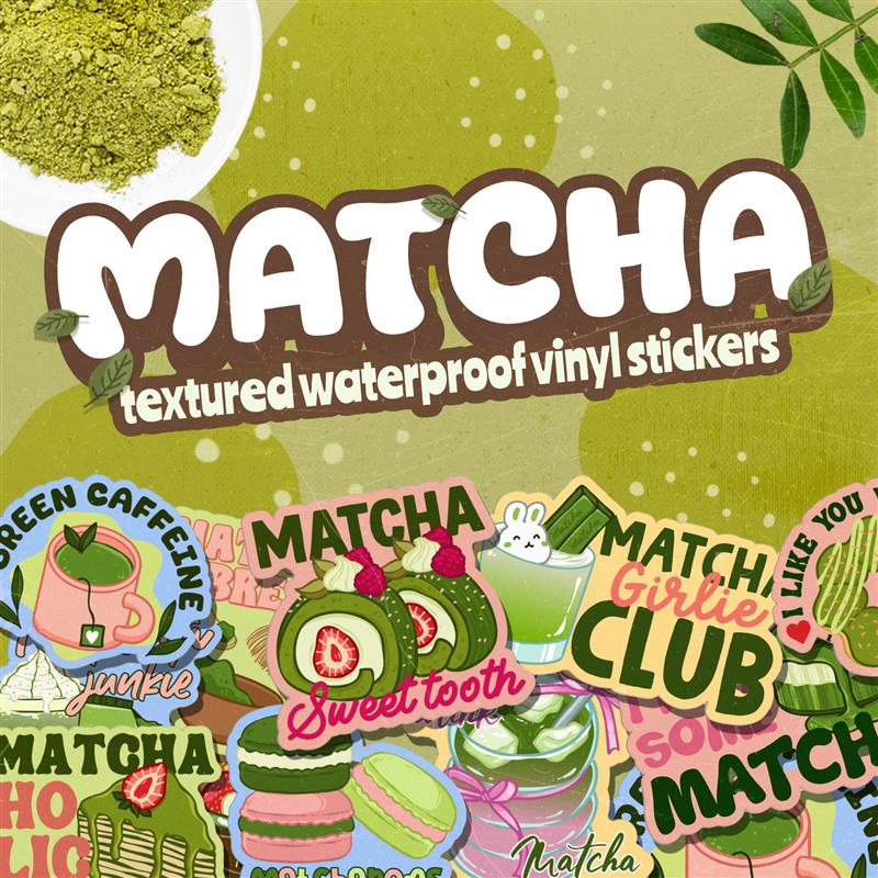 Matcha Stickers