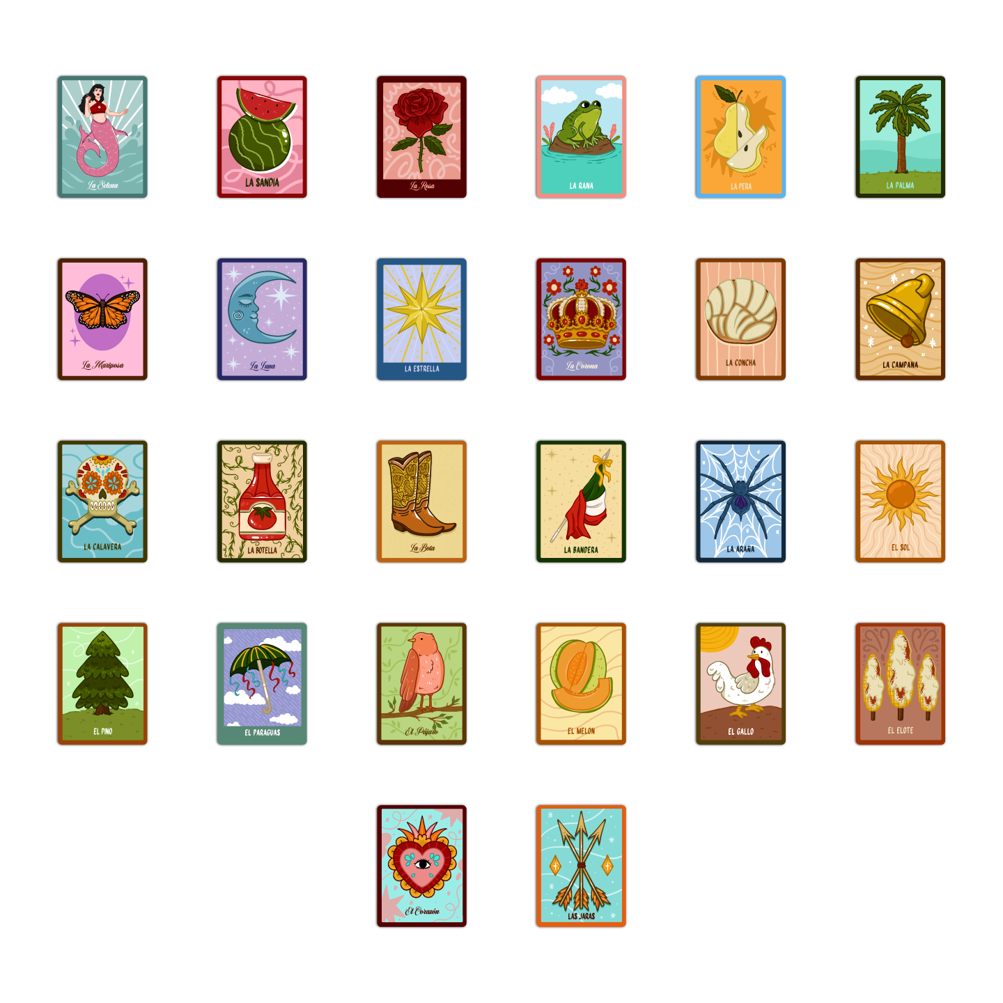Loteria Sticker Collection