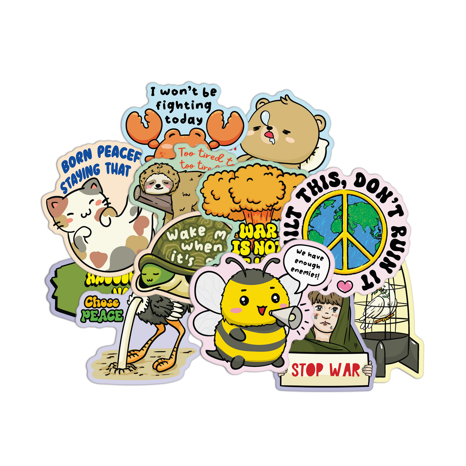 No To War Stickers