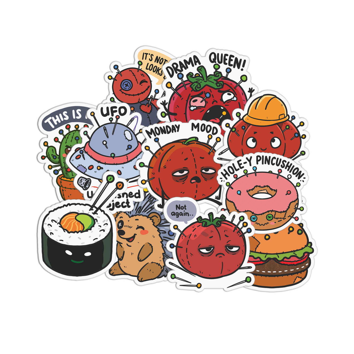 Push Cushion Stickers
