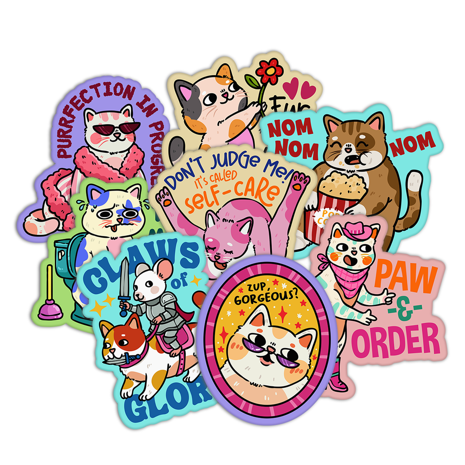 New Cats Stickers