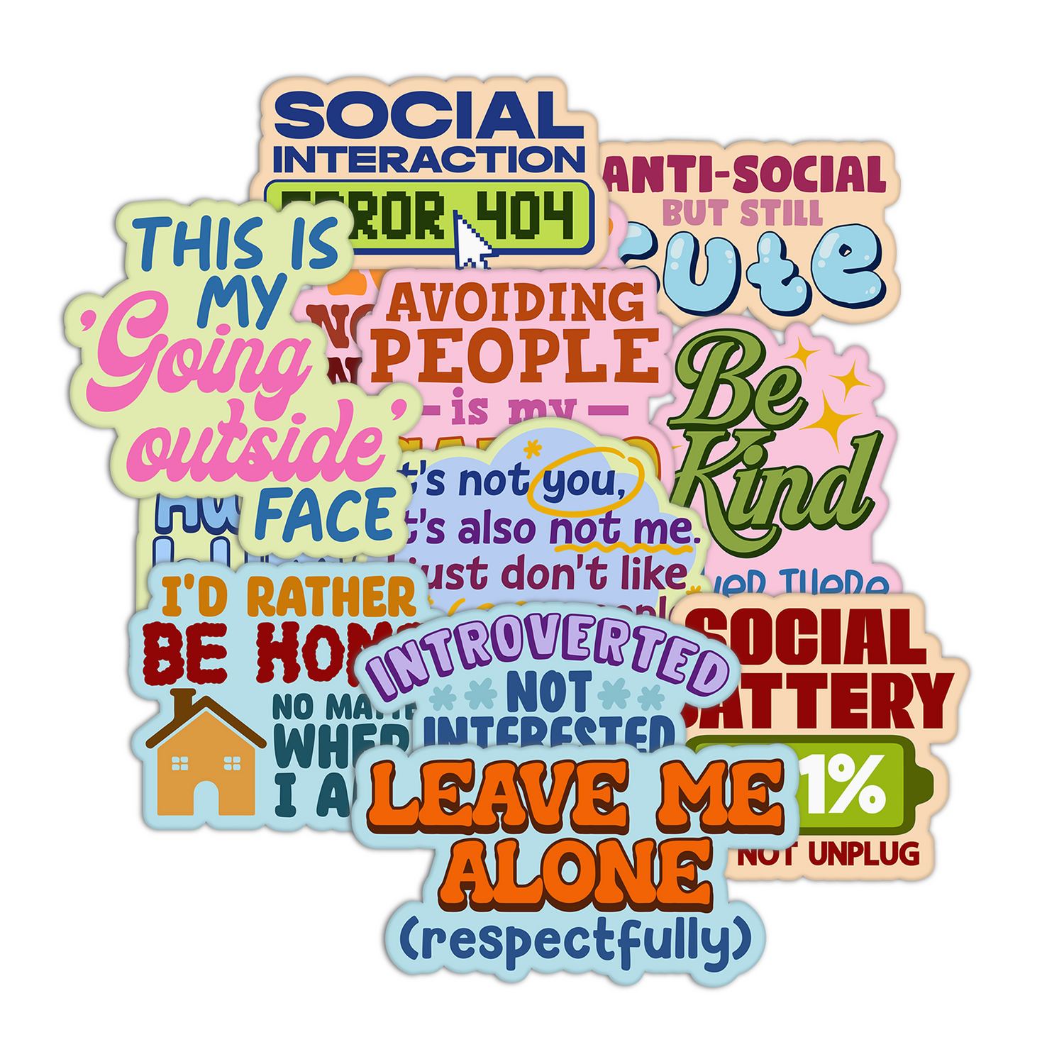 Anti Social Stickers