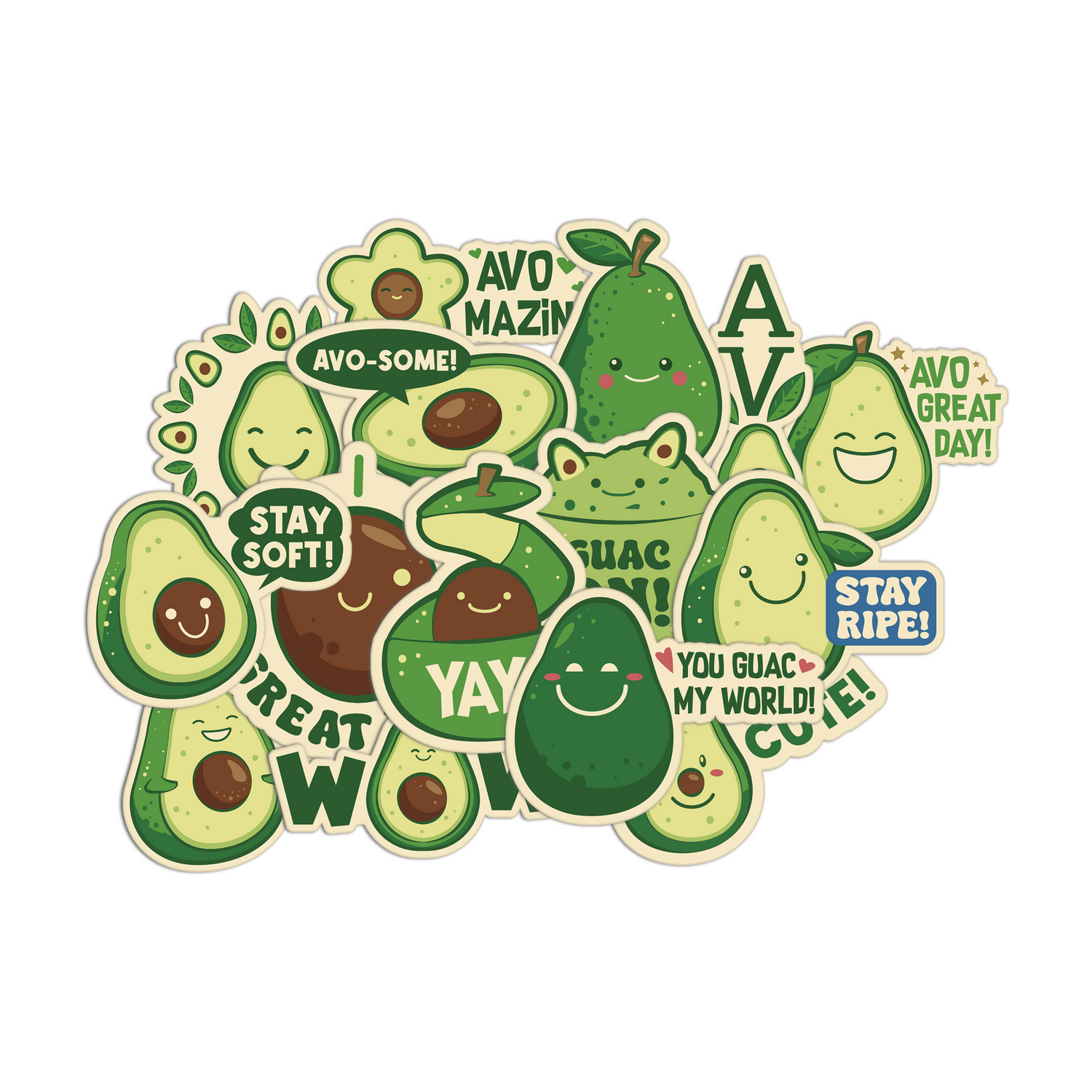 Avocado Stickers