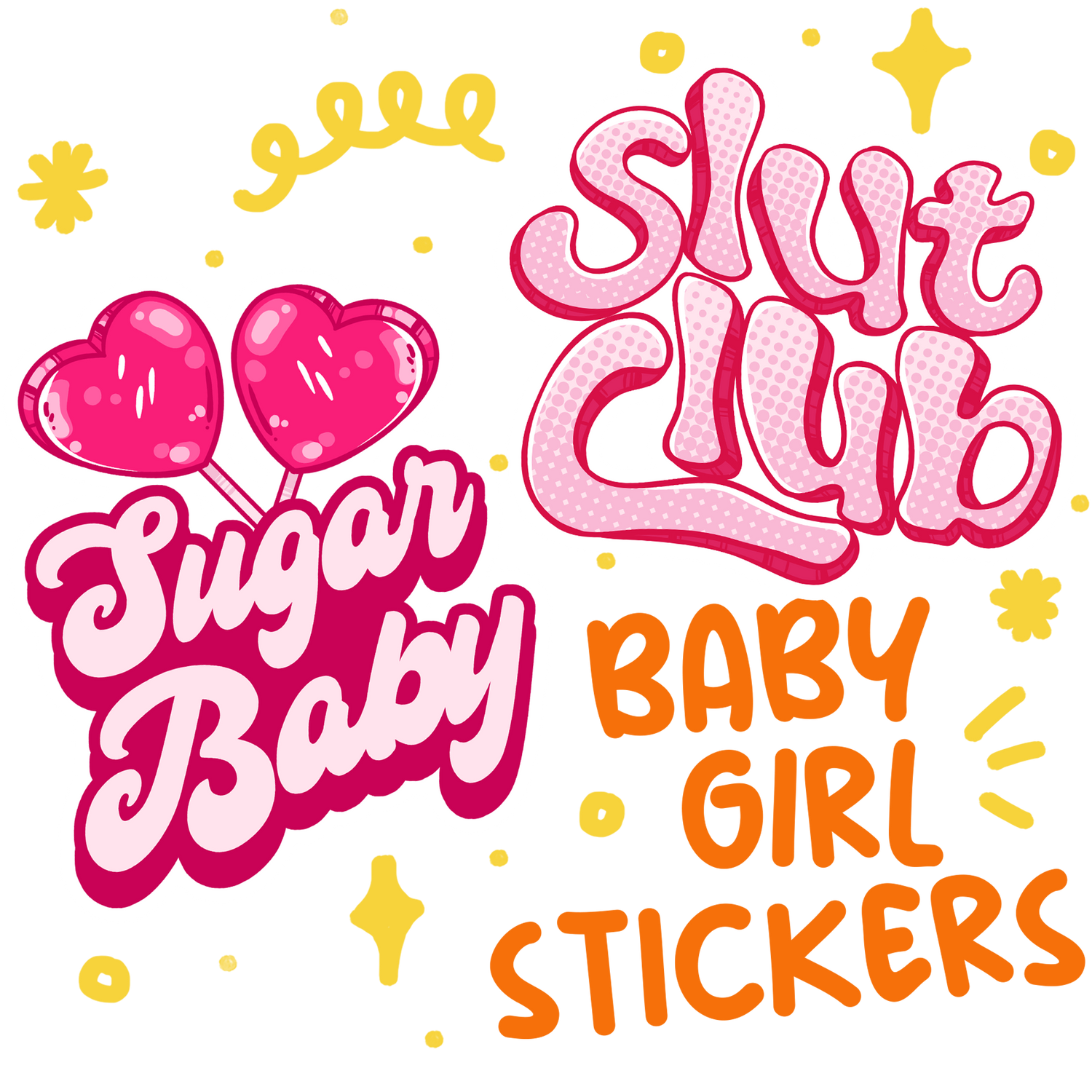 Baby Girl Stickers