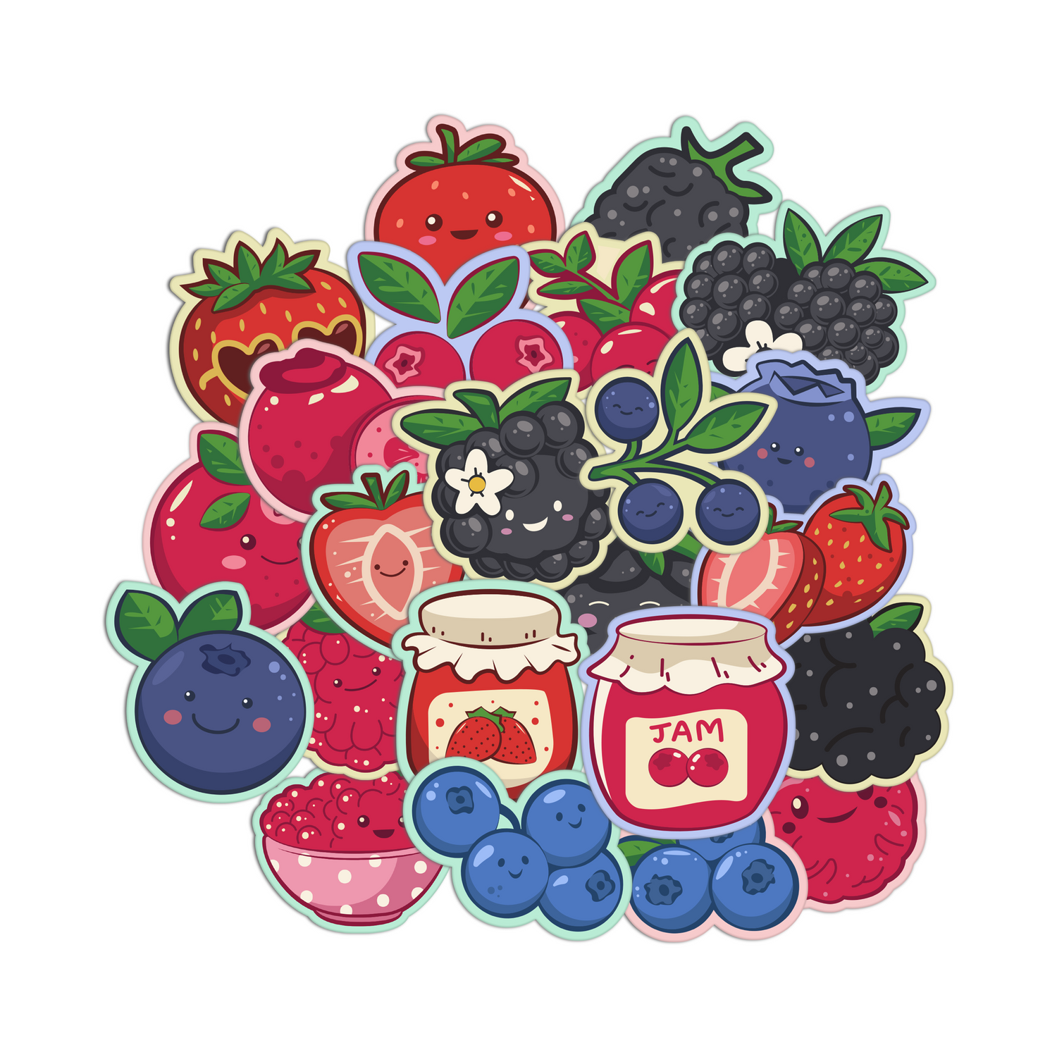 Berries Stickers
