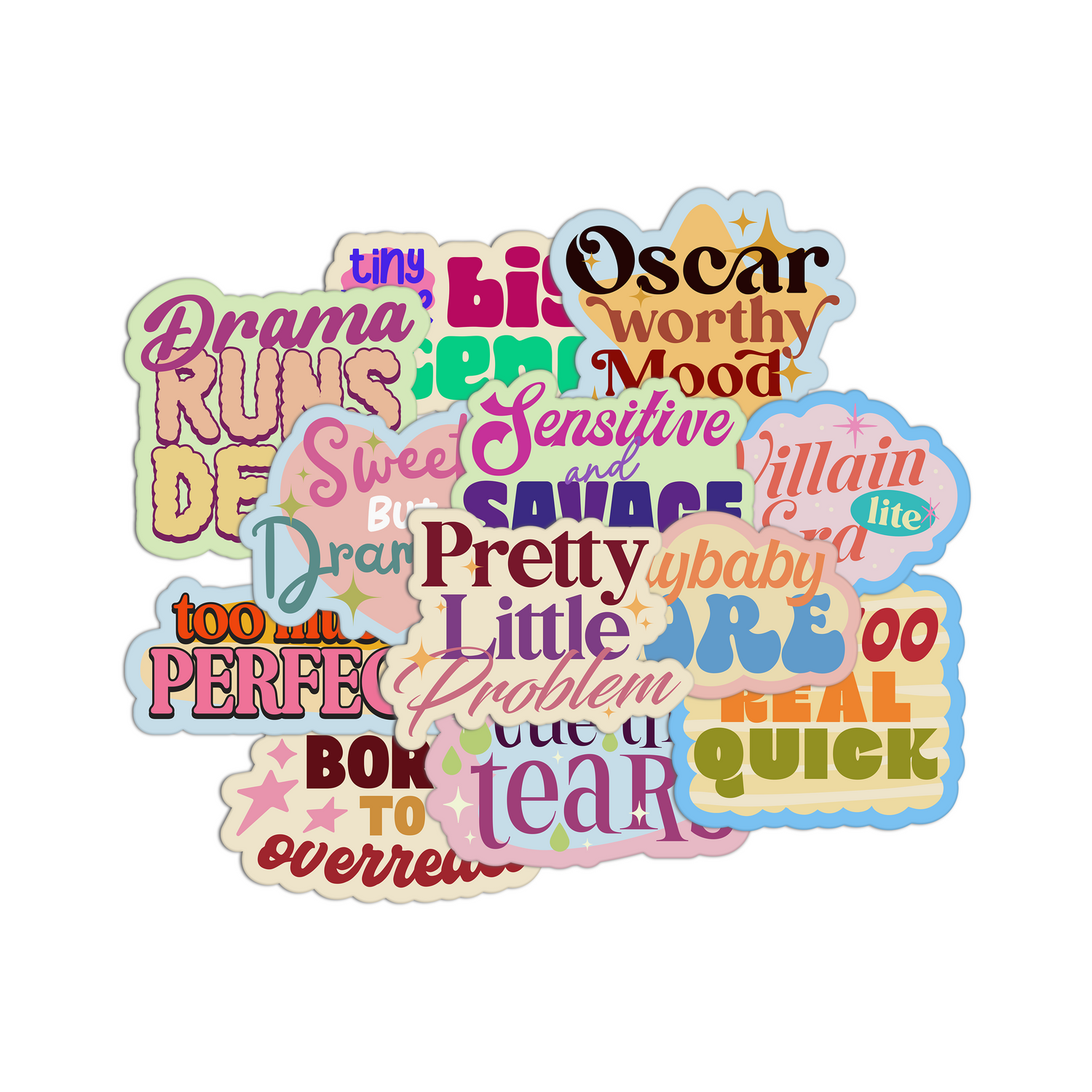 Drama Queen Stickers