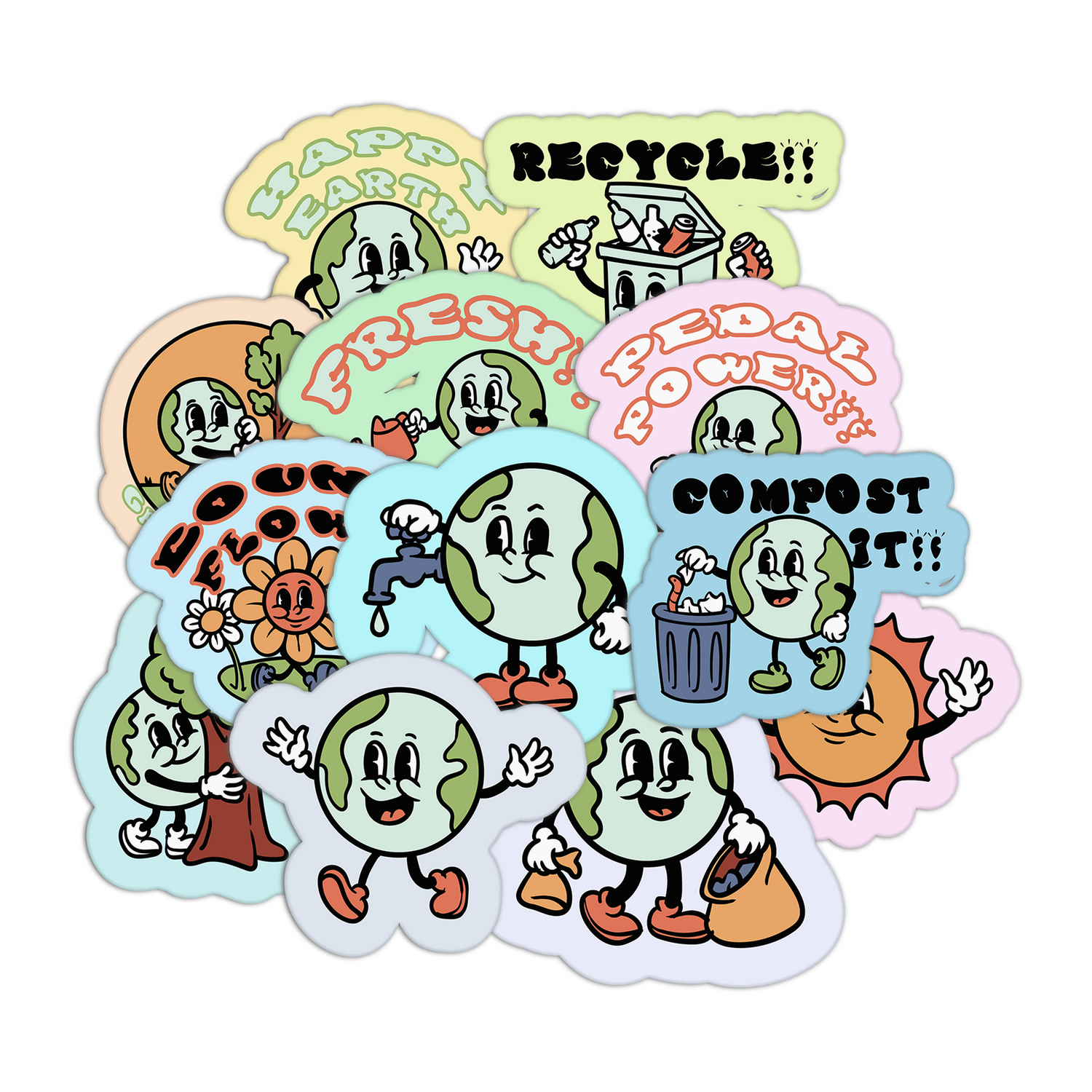 Earth Day Stickers