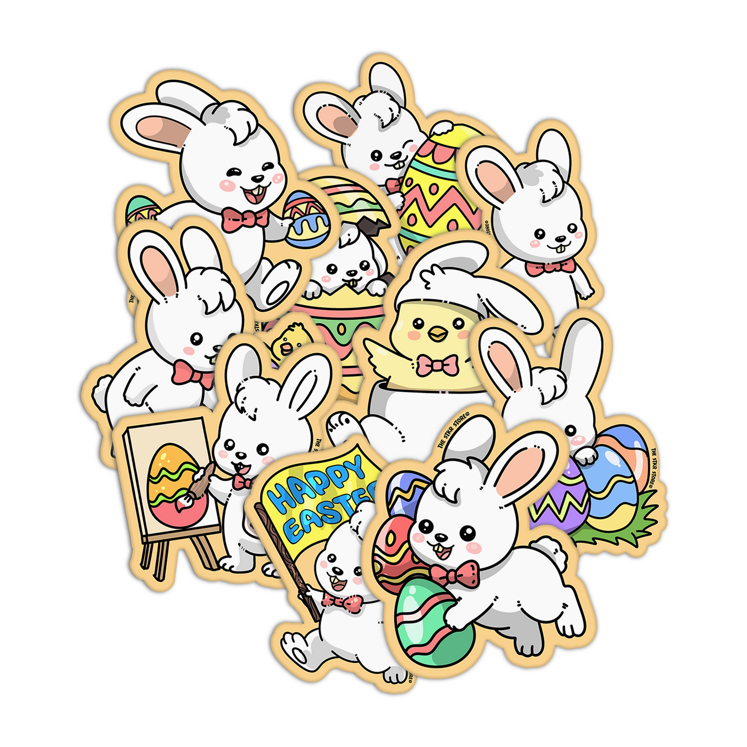 Easter Bunny Stickers