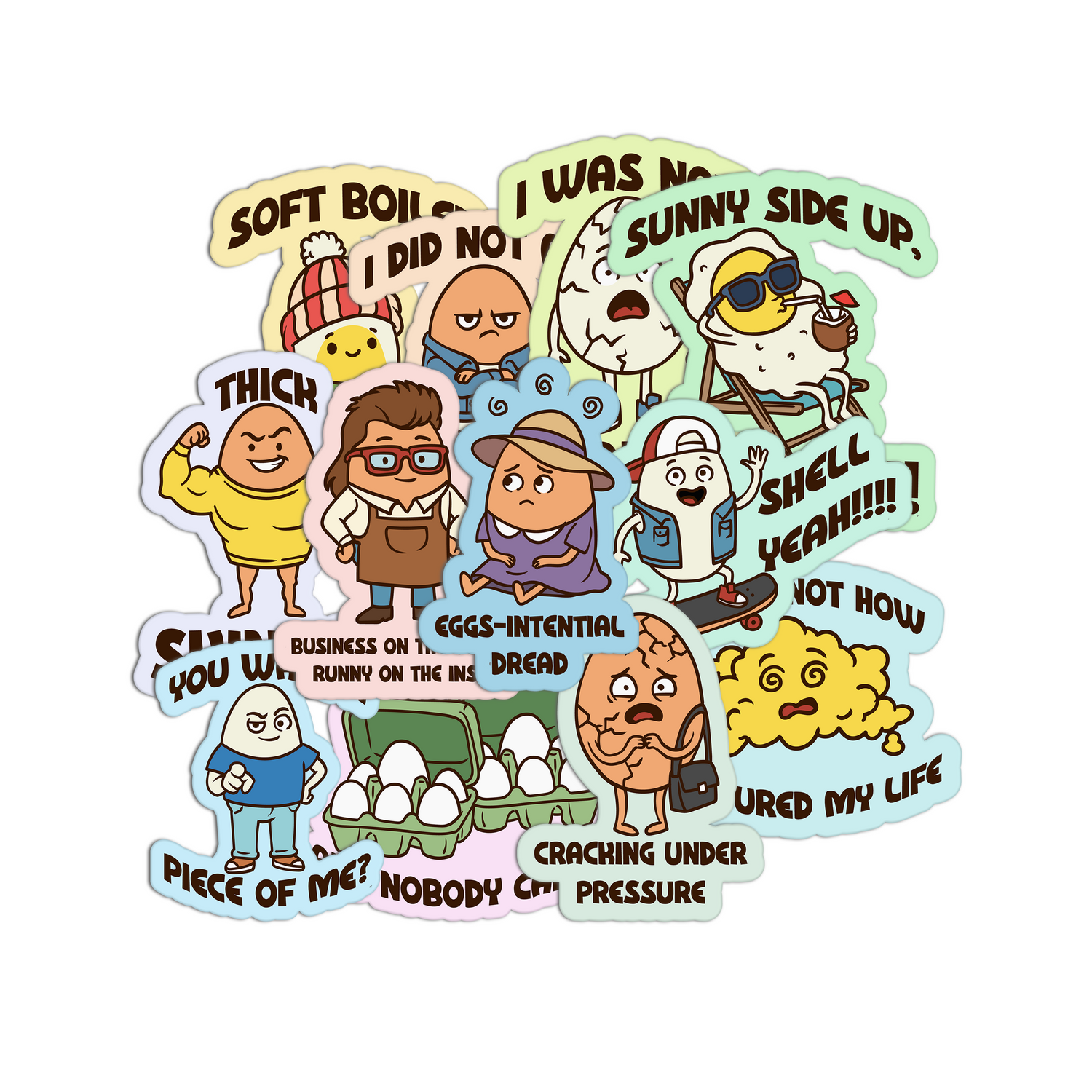 Eggs Stickers