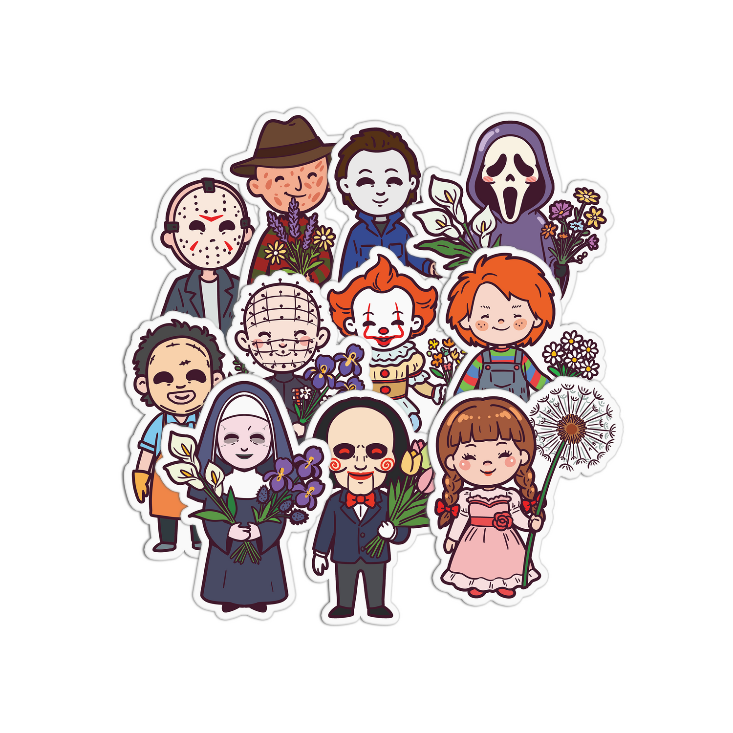 Horror Icons Stickers