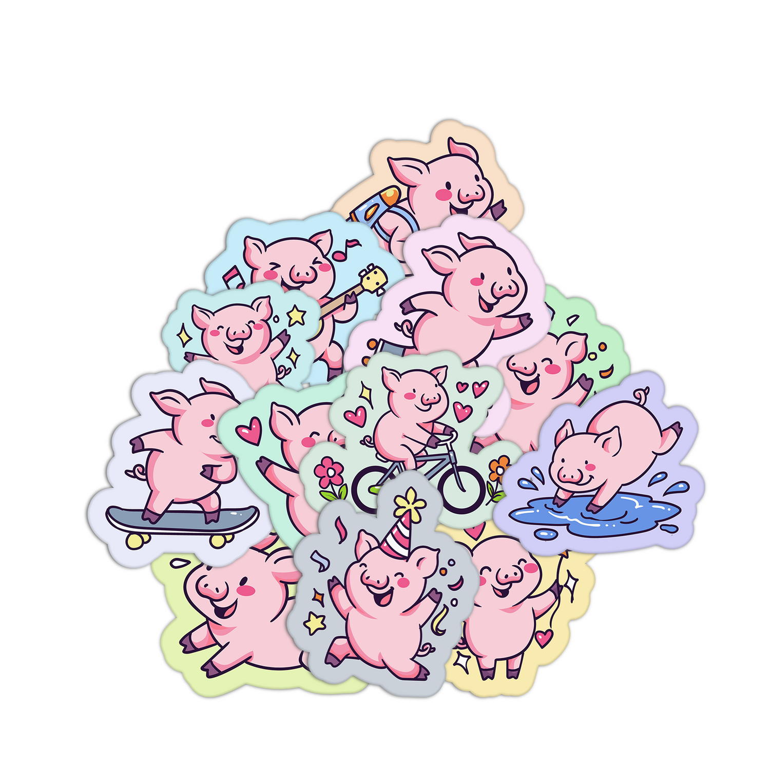Humming It Up Stickers