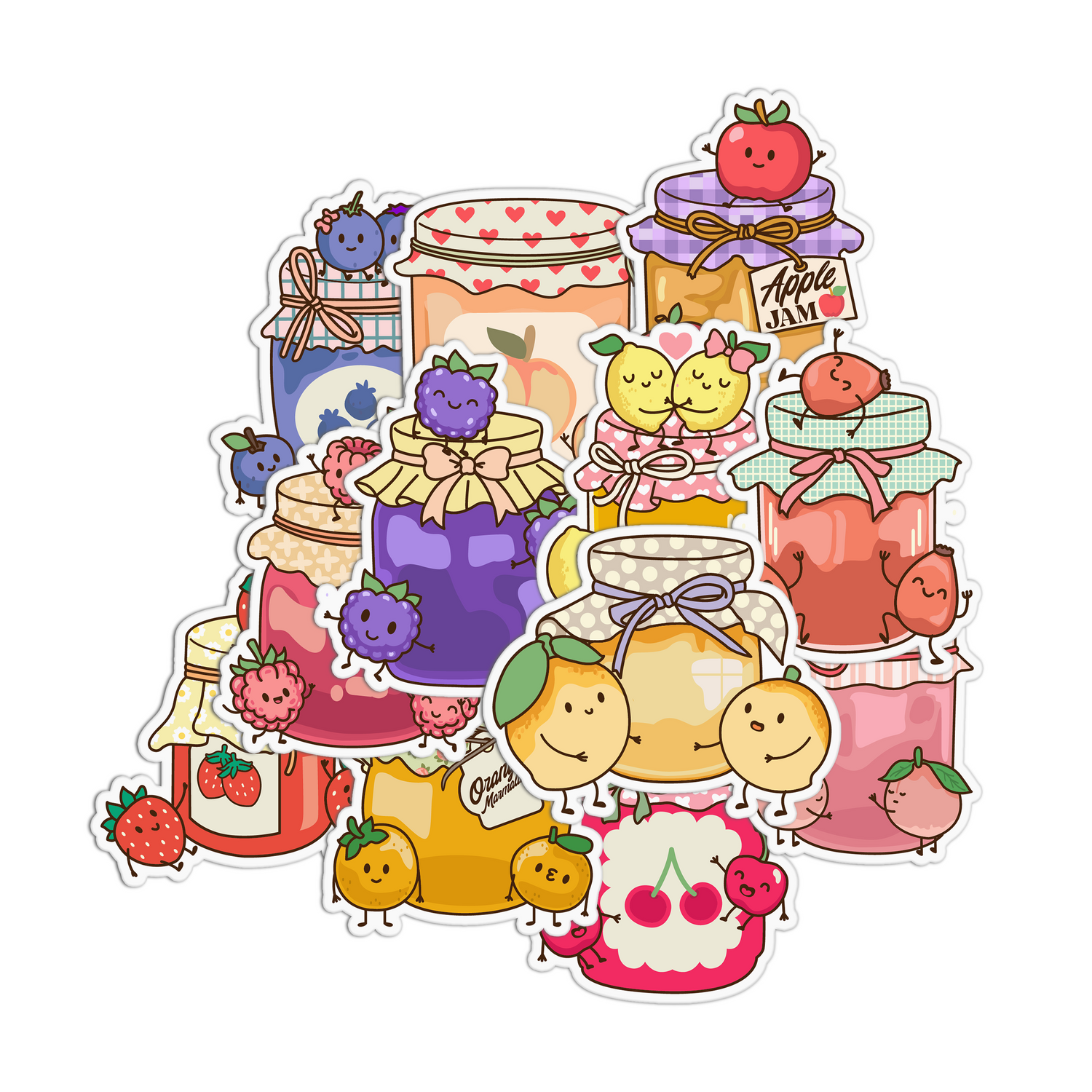 Fruit Jam Stickers