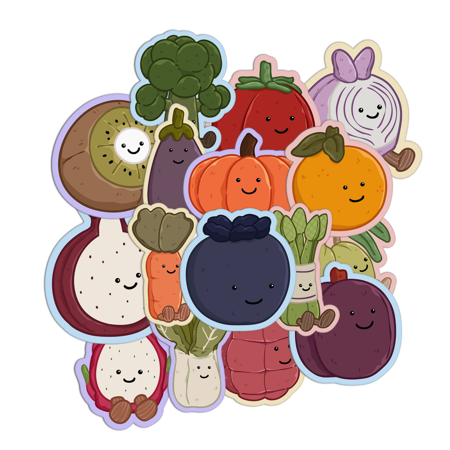 Fruits and Veggies Stickers