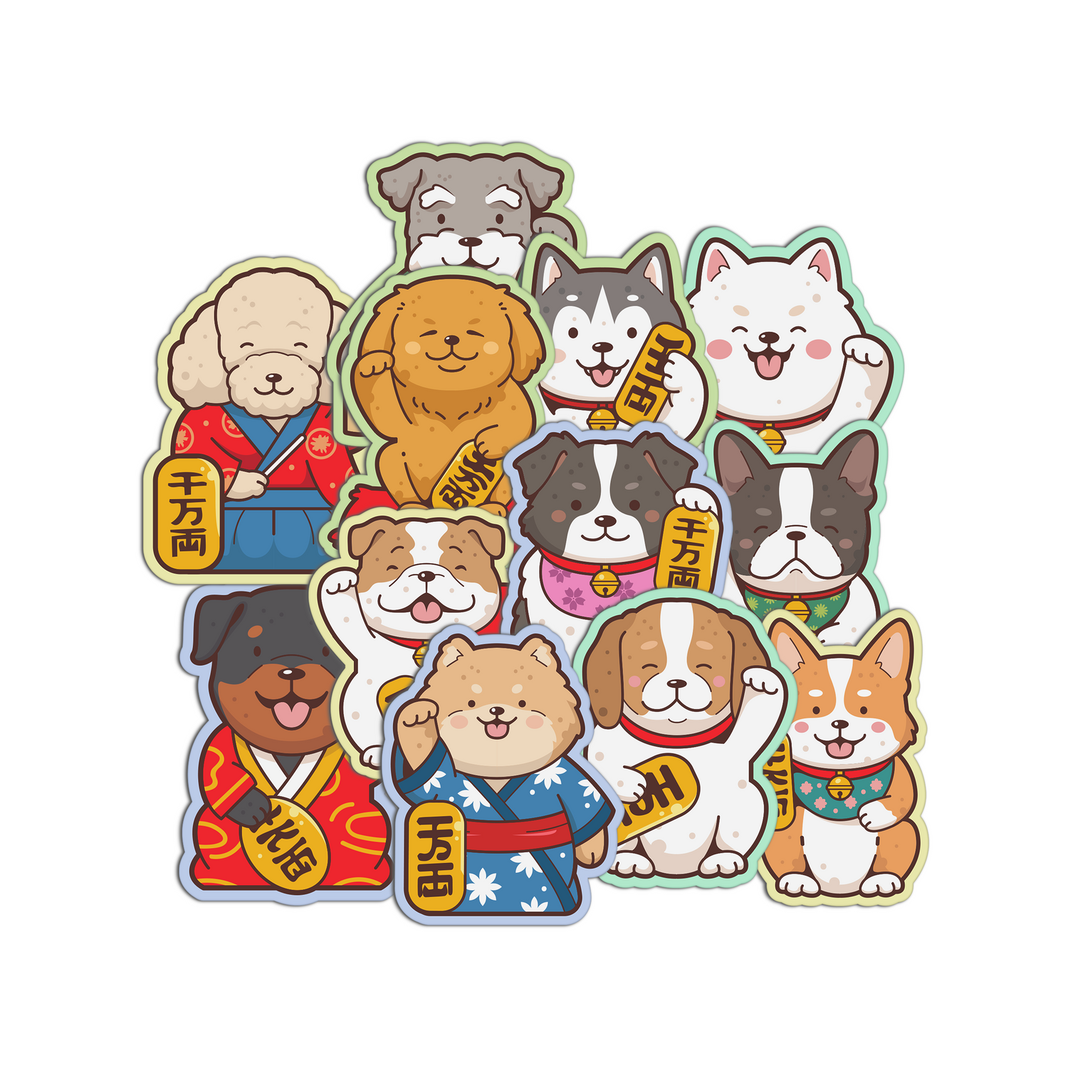 Lucky Dogs Stickers
