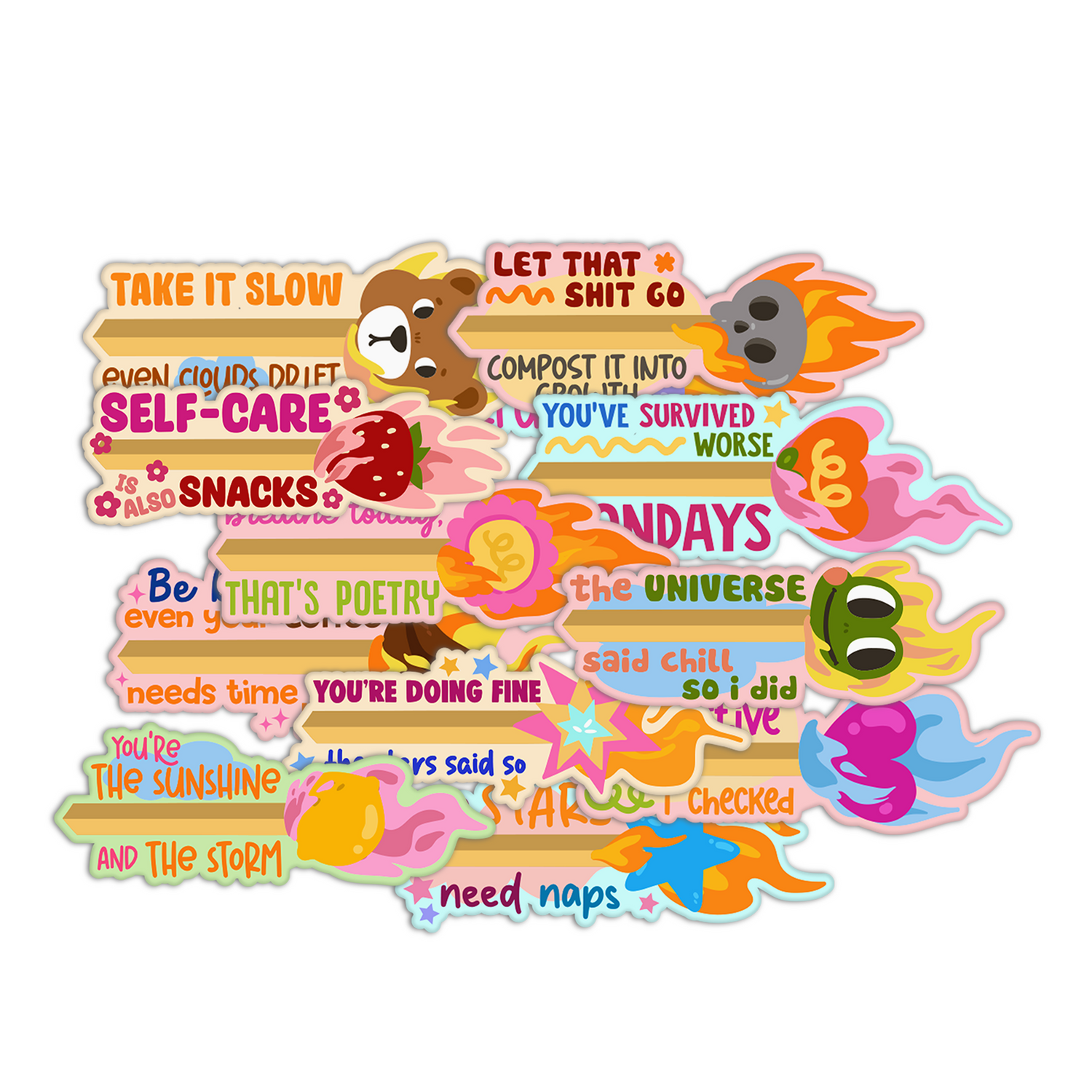 Match Sticks Stickers