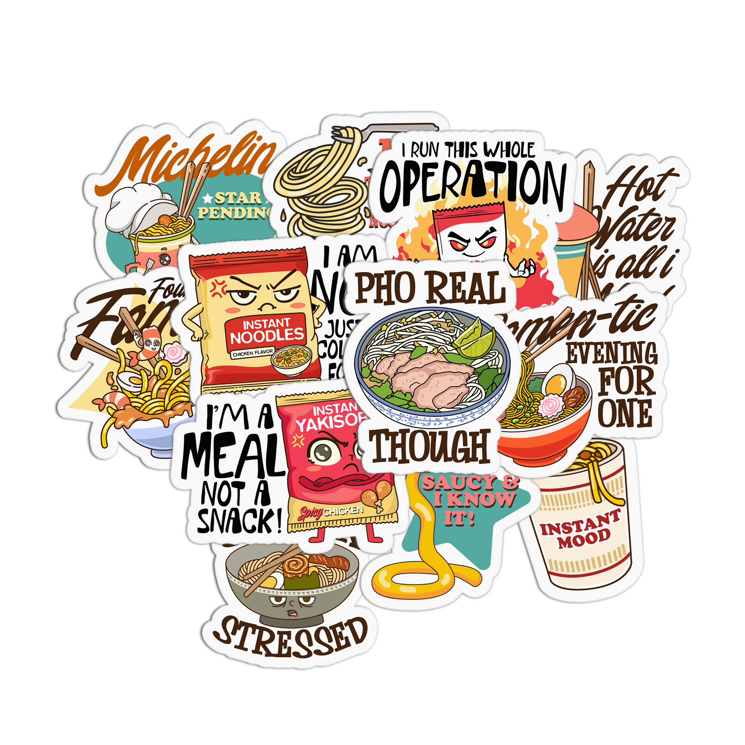 Noodles Stickers