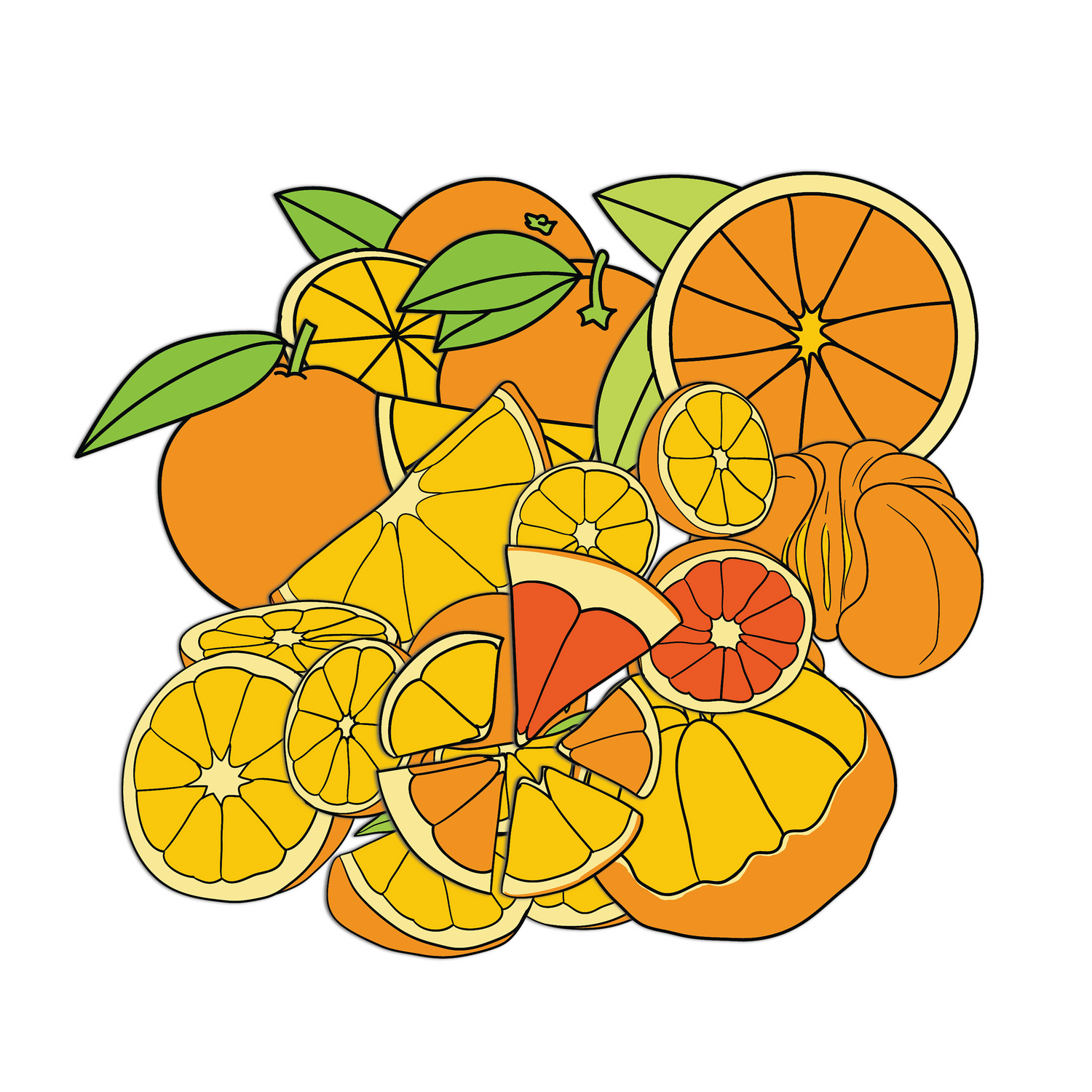 Orange Stickers