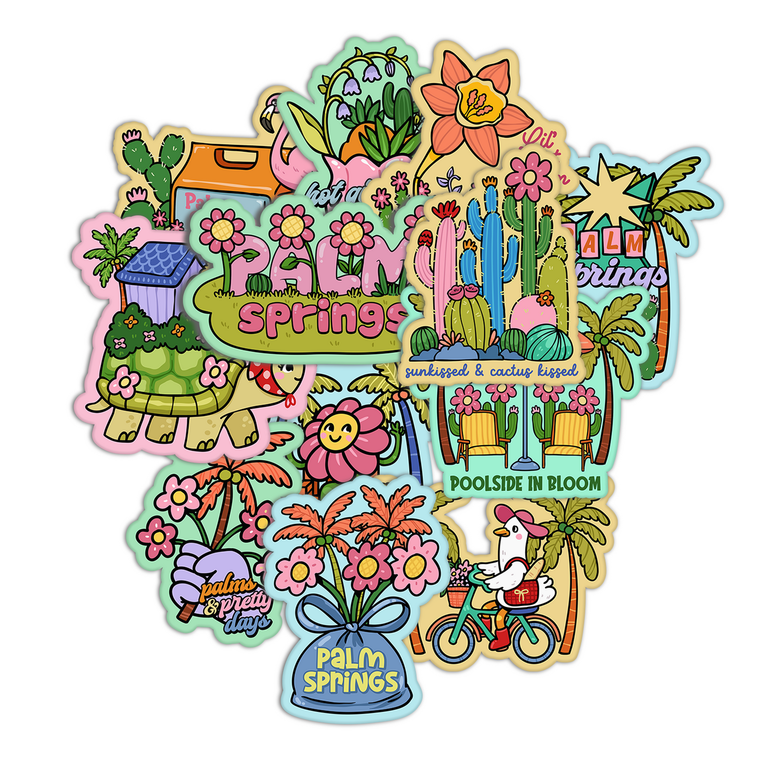 Palm Spring Stickers