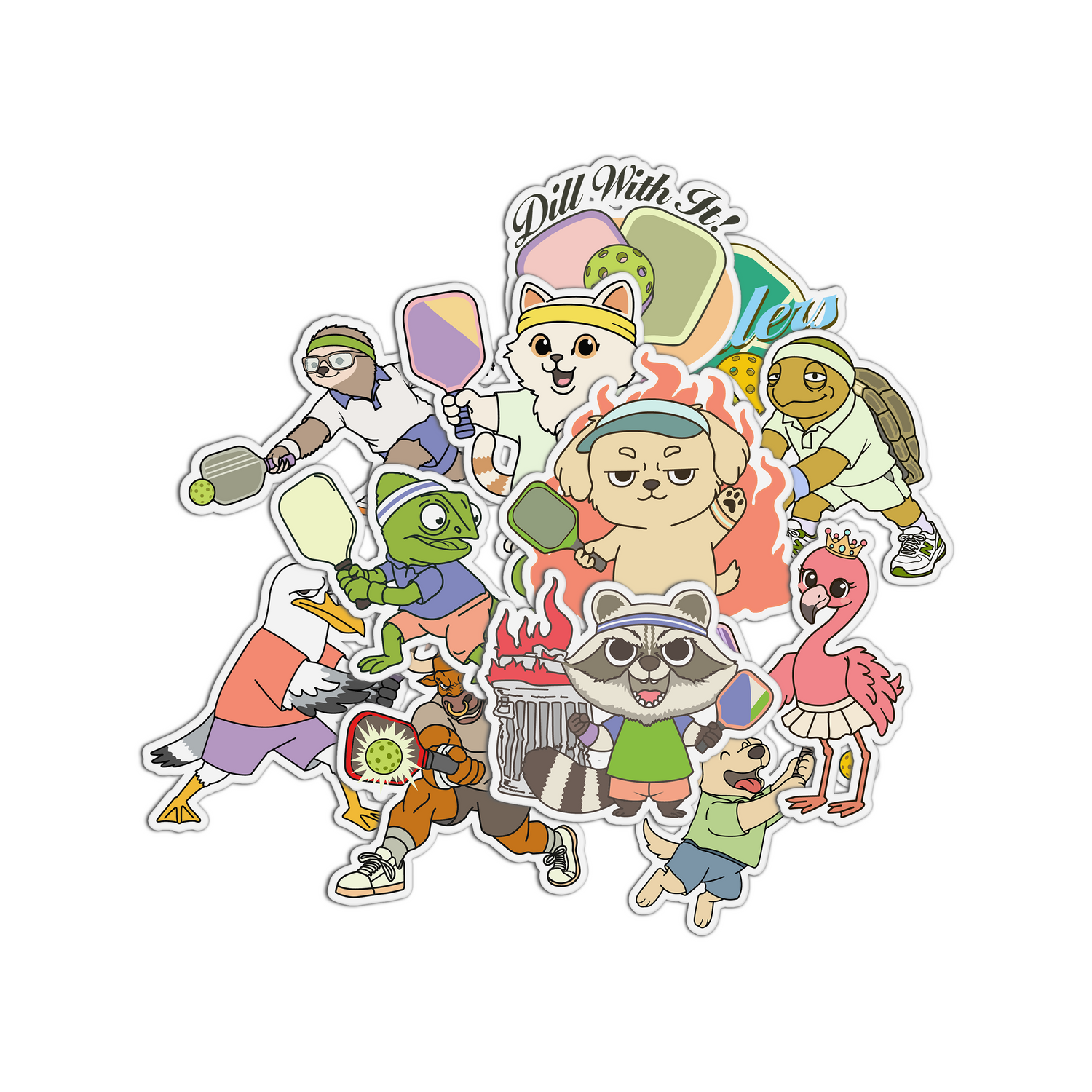 Pickleball Sticker